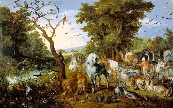 Jan Brueghel The Elder The Entry of the Animals Into Noah Ark France oil painting art